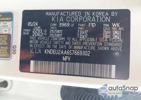 2025 Kia Seltos S z USA, uszkodzony, nr VIN KNDEU2AA6S7669302
